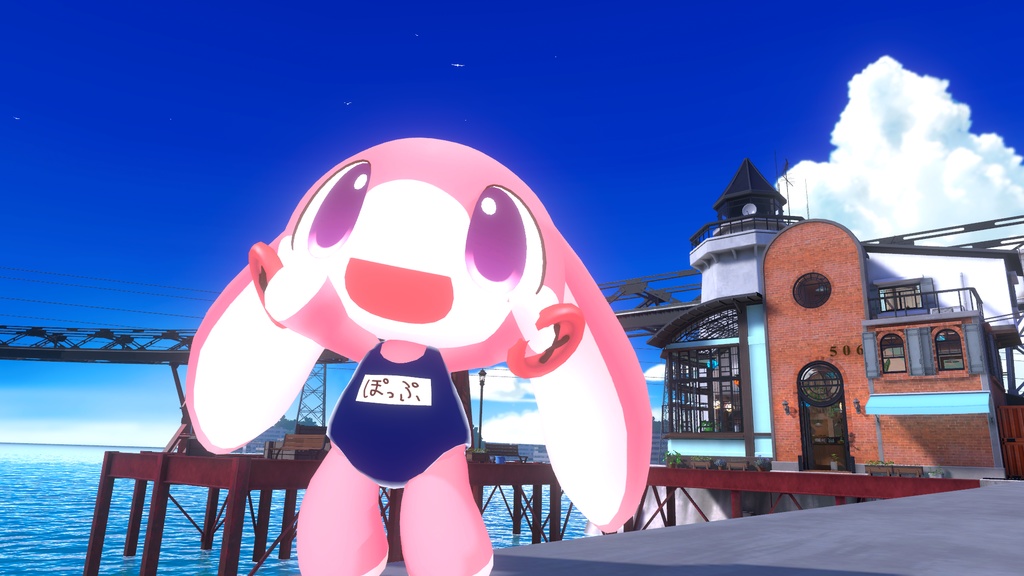 ぽっぷちゃん専用衣装 スクール水着