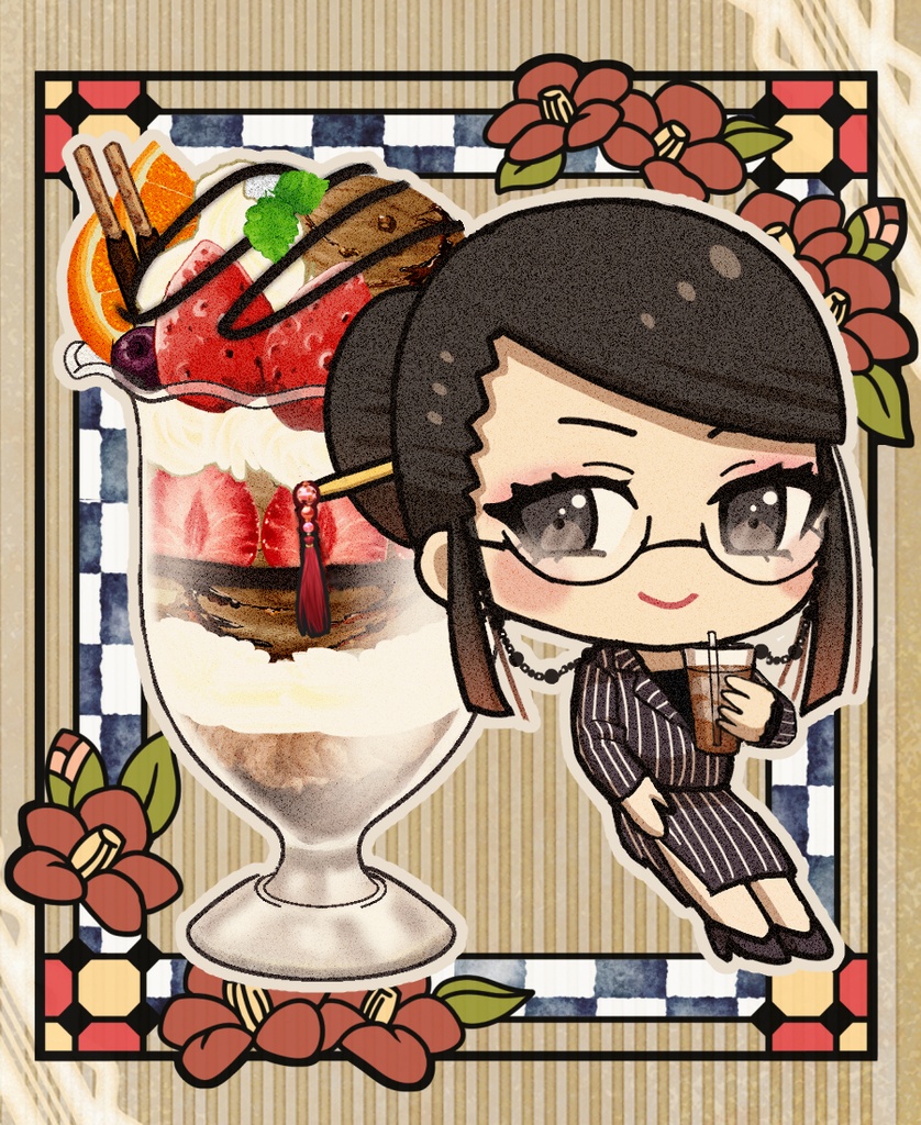 期間限定50円引き!織田家カフェ風アクキー