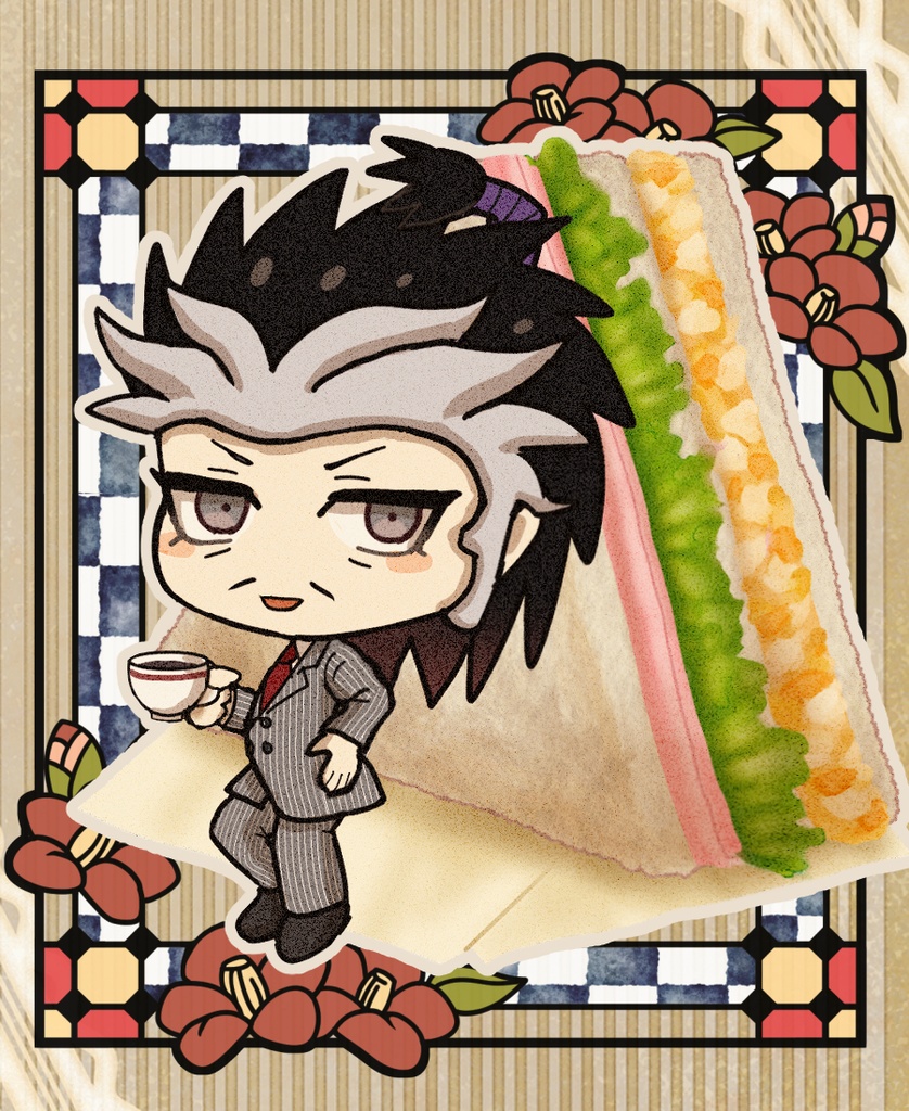 期間限定50円引き!織田家カフェ風アクキー