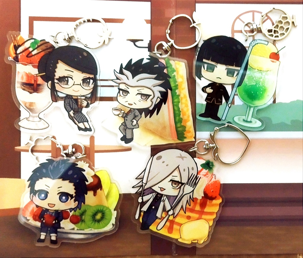 期間限定50円引き!織田家カフェ風アクキー