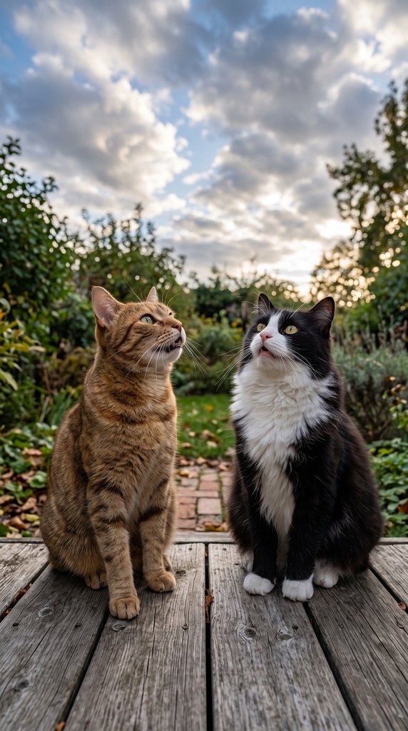 【ねこ】猫のおもしろ画像　Vertical Cat Images