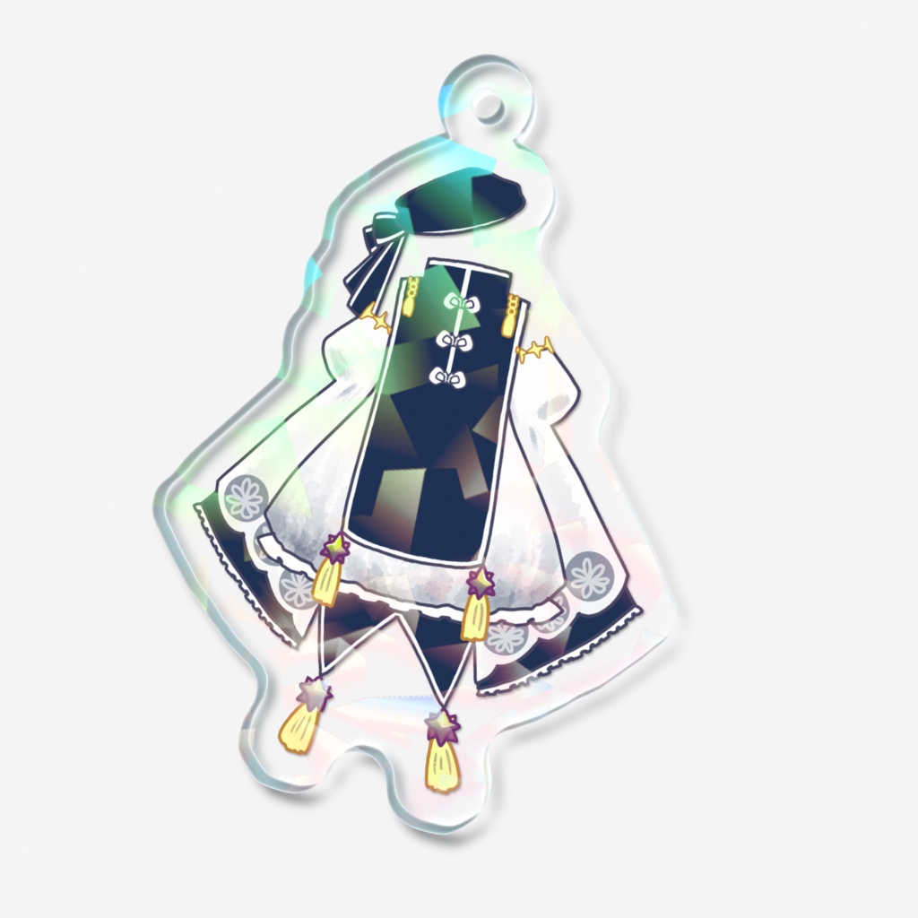 聖歌隊衣装のきらきらアクリルキーホルダー