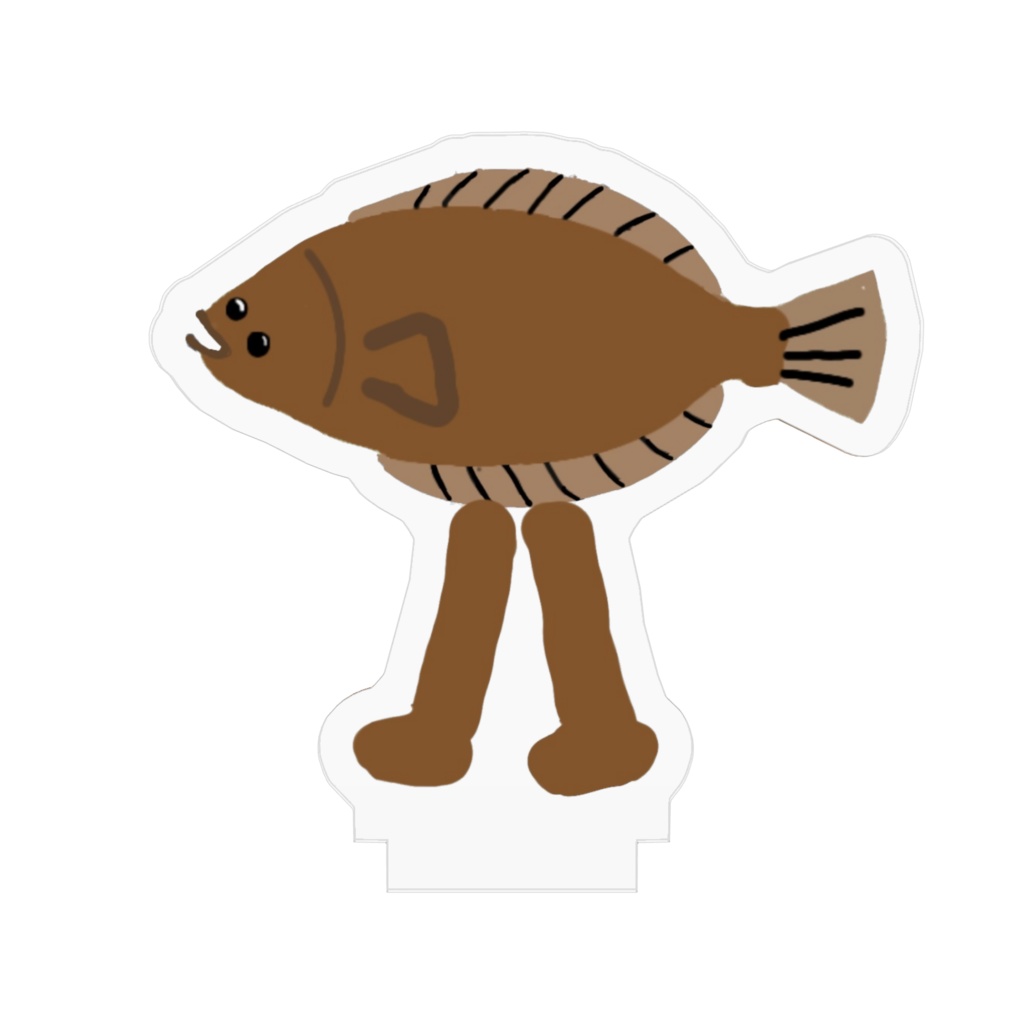 歩くひらめアクスタ