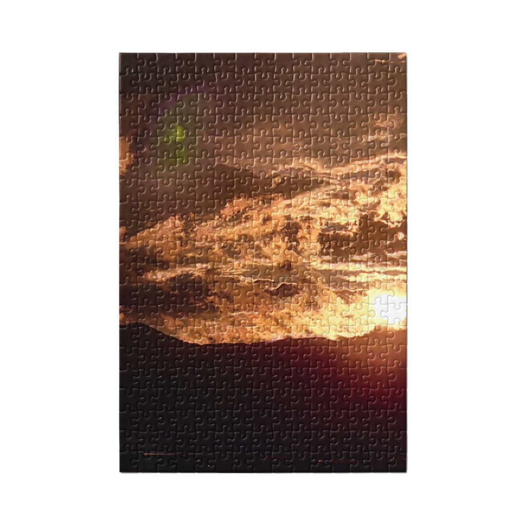 夕焼けにGreen Flashを添えて