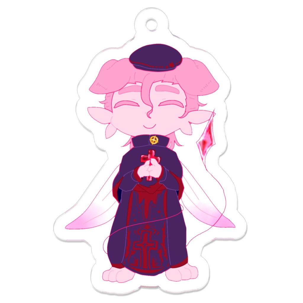 ミモザ（アクリルキーホルダー）