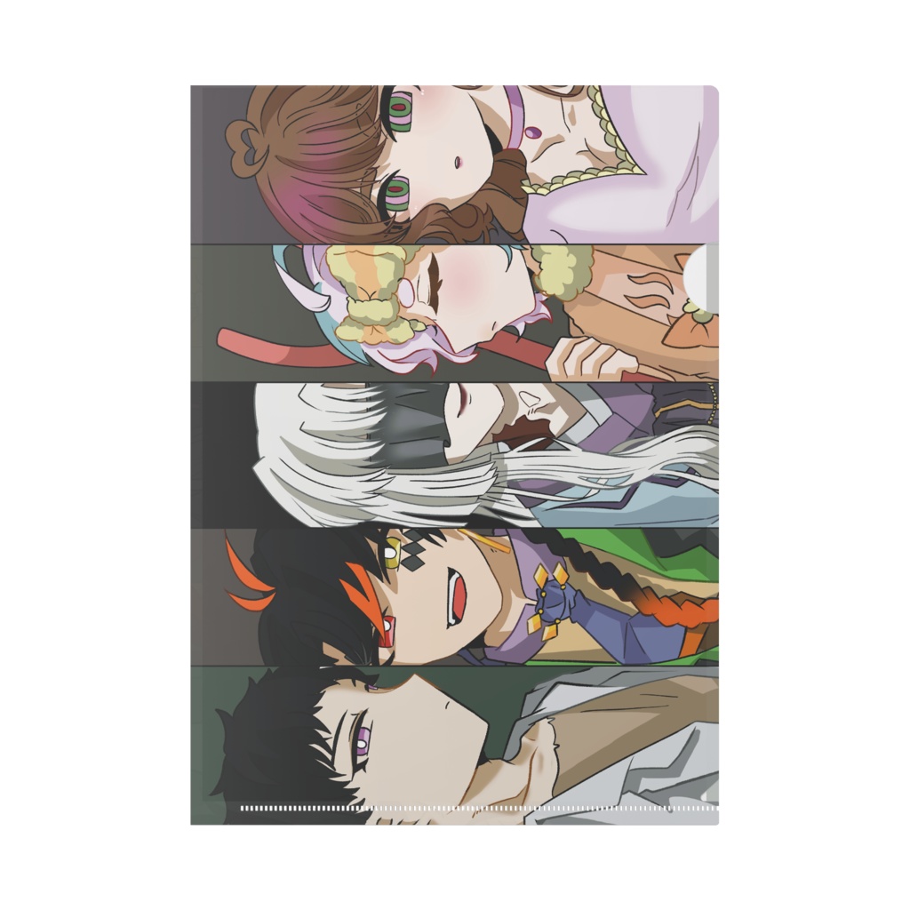 しらゆり園クリアファイル