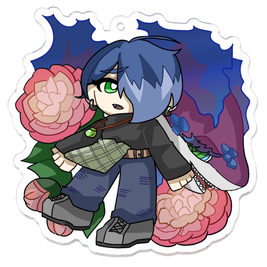 猫のかきあげ創ブレアクキー【鮫島芍薬】