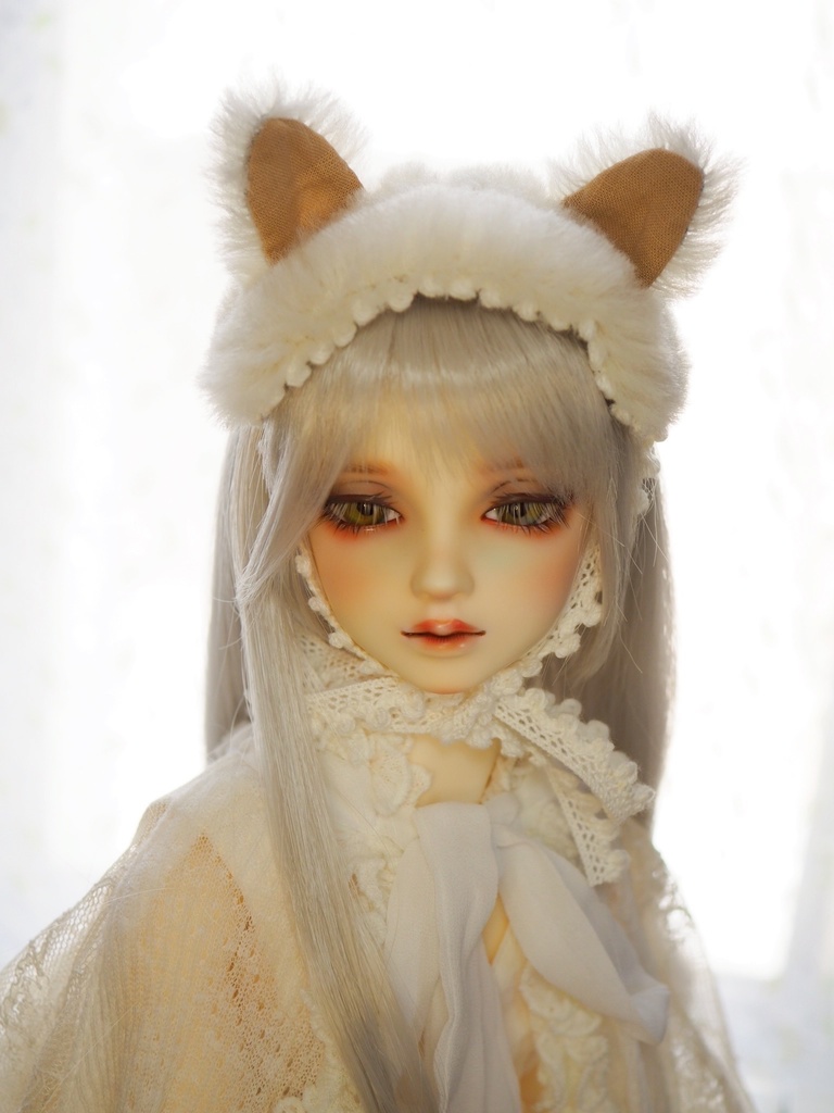 1/3ドールサイズ ヘッドドレス(サモエド)