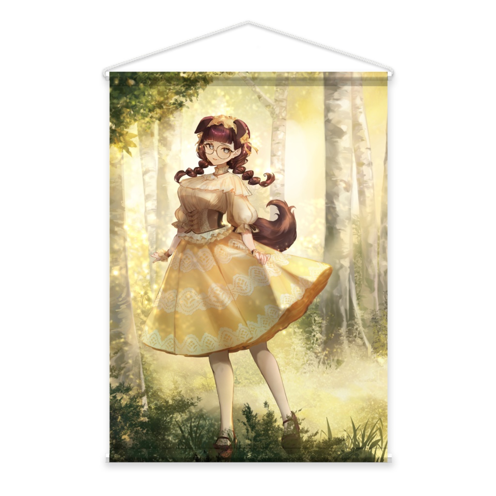 【杠ゐお実2周年】キービジュアルタペストリー