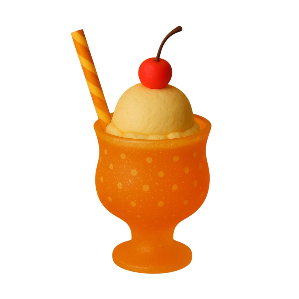 クリームソーダ 12色クリップアートセット⌇ふわっとやさしいクレイアニメ調(PNG背景透過)⌇ Color Fizz