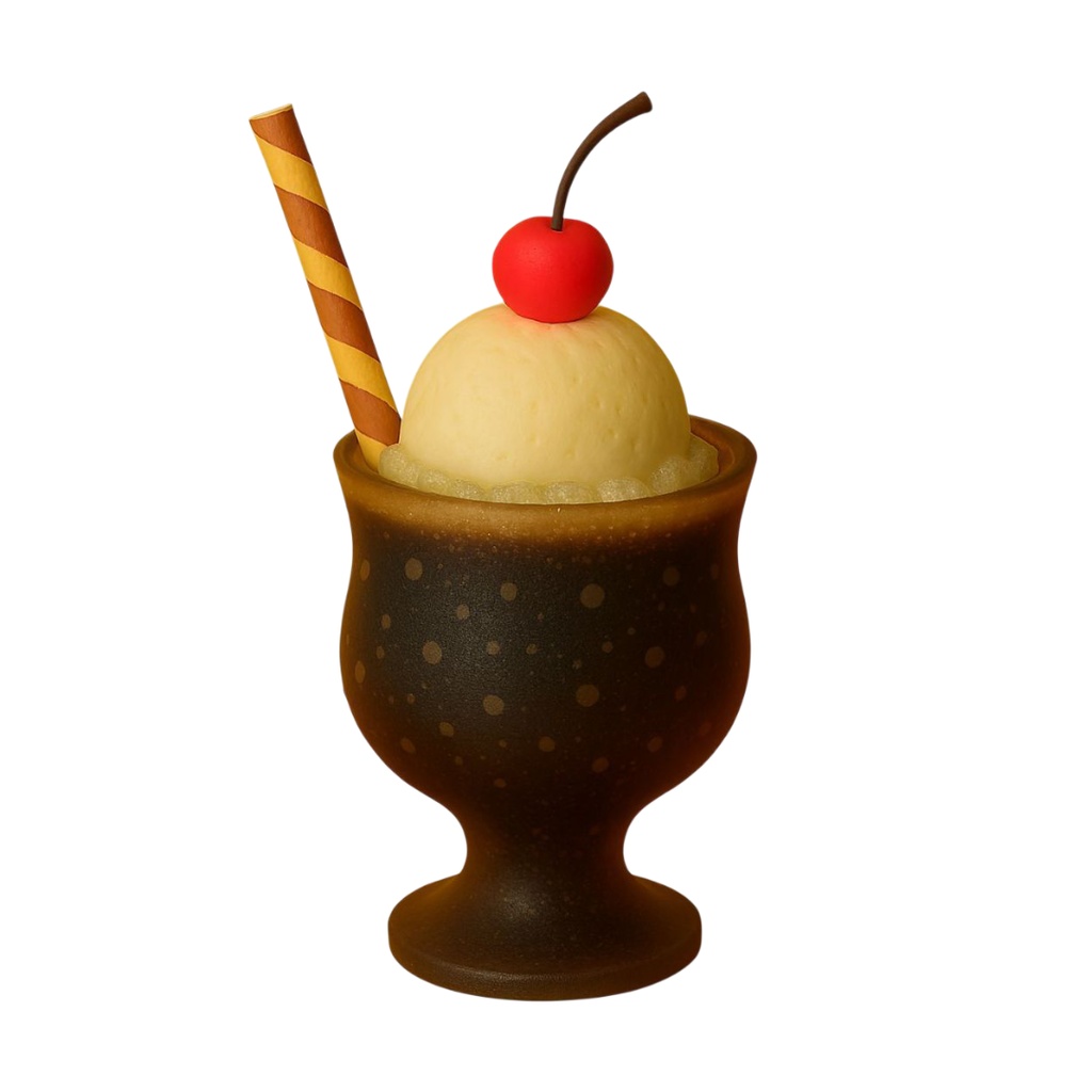 クリームソーダ 12色クリップアートセット⌇ふわっとやさしいクレイアニメ調(PNG背景透過)⌇ Color Fizz