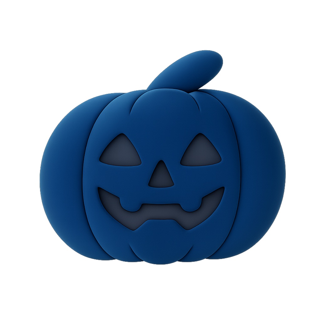 ジャック・オー・ランタン 12色クリップアートセット⌇ふわっといたずらクレイアニメ調(PNG背景透過)