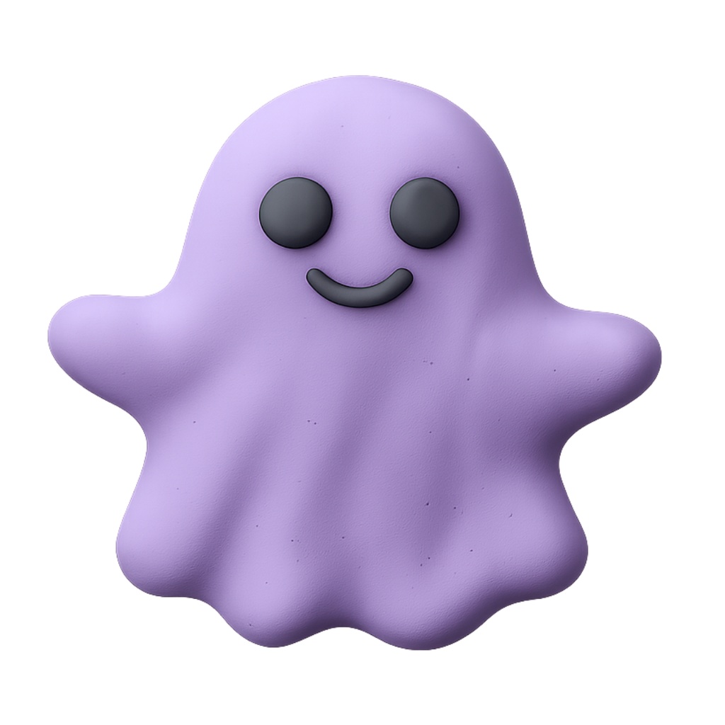 オバケちゃん 12色クリップアートセット⌇ふわっといたずらクレイアニメ調(PNG背景透過)