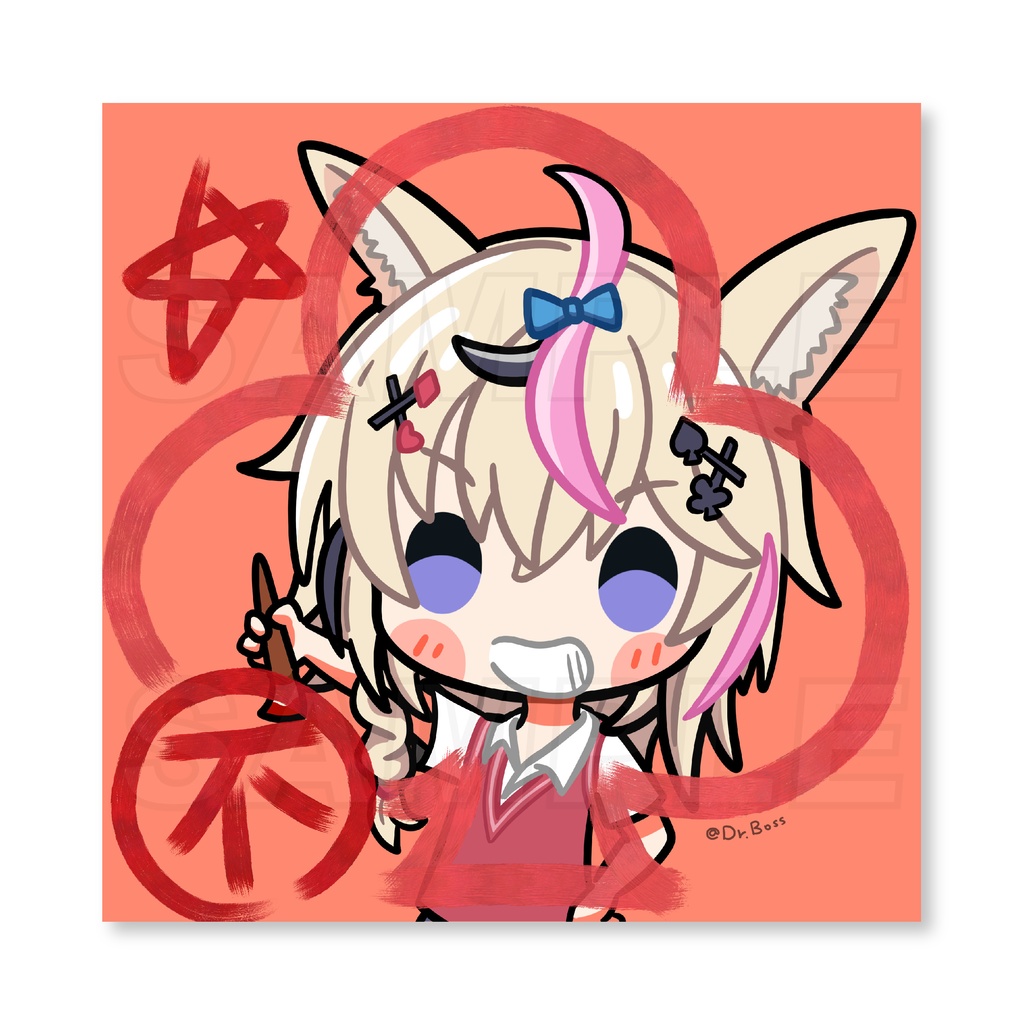 【非公式】不知火建設キャンバスアート20cm*20cm