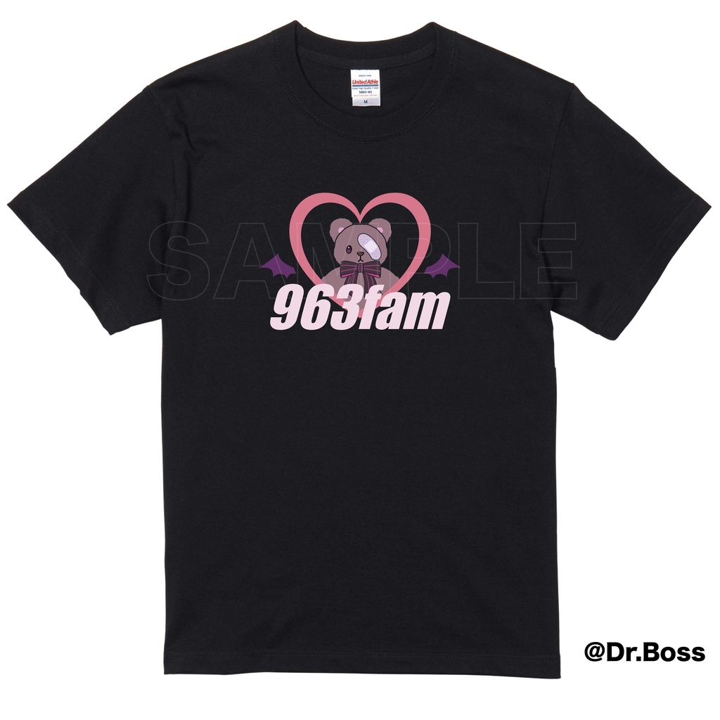 【非公式】ぶいすぽっ! 胡桃のあ-963fam Tシャツ