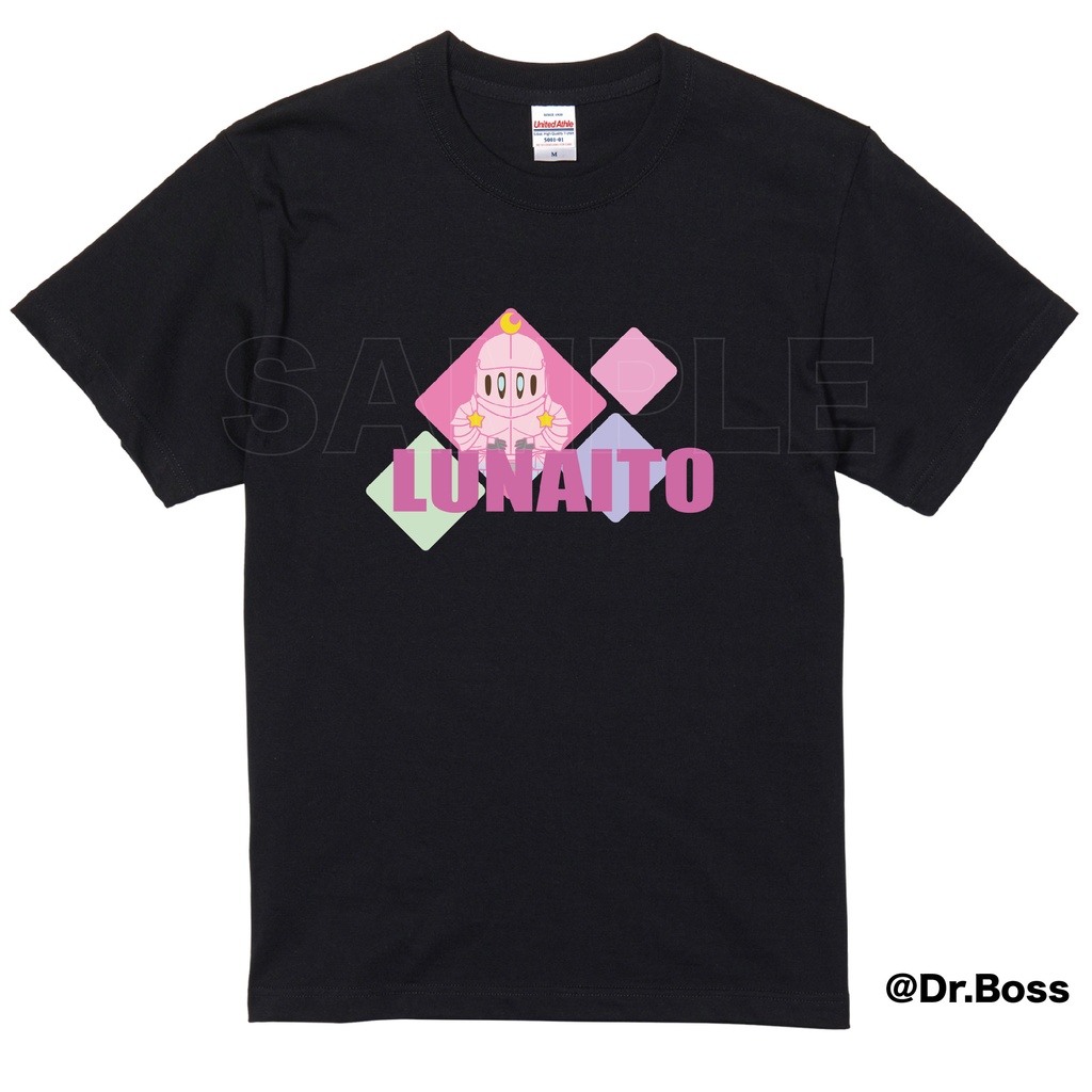 【非公式】【期間限定受注】ルーナイトTシャツ(Black Edition)【7/26締切】