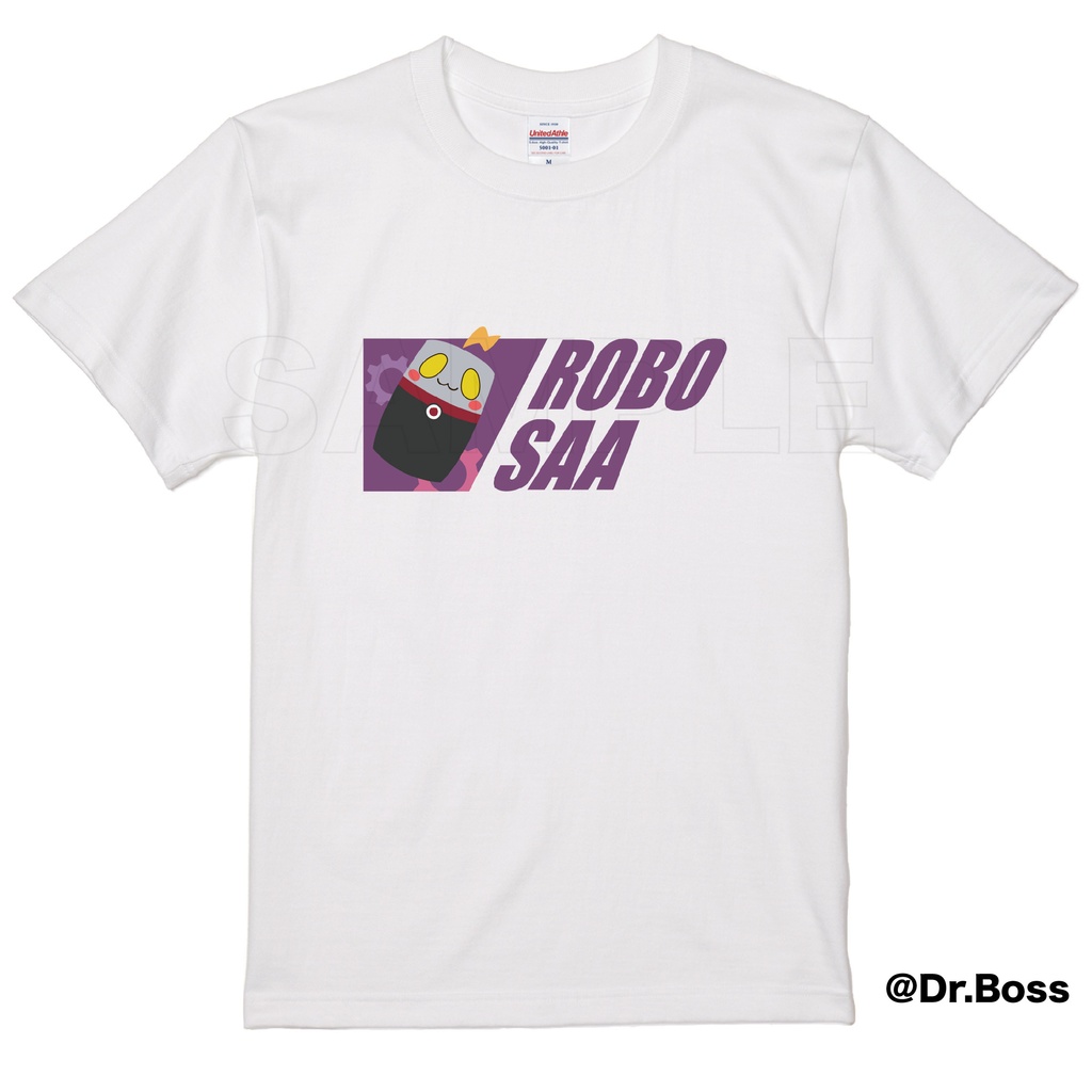 【非公式】【期間限定受注】ろぼさーTシャツ(White Edition)【7/26締切】