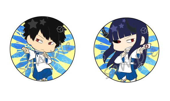 ワールドトリガー缶バッジ