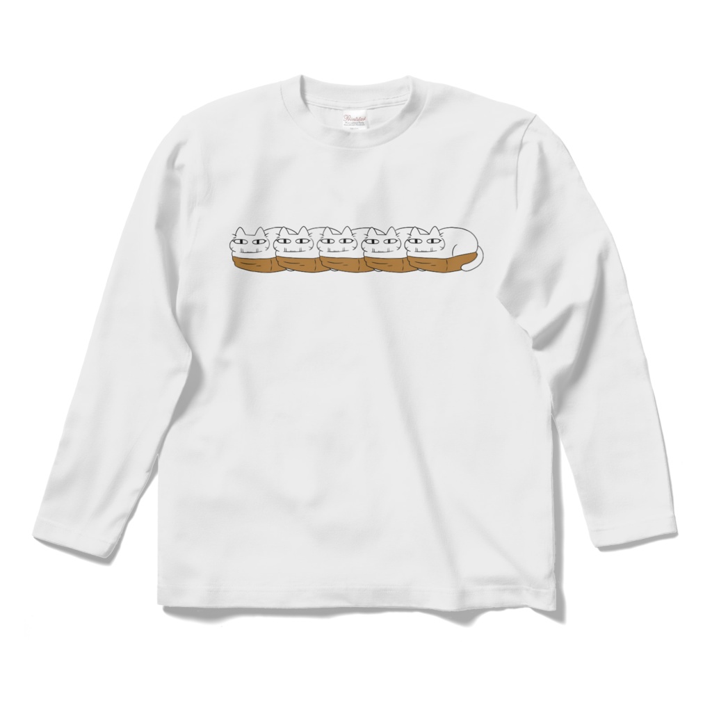 尾ねこ ロングスリーブTシャツ