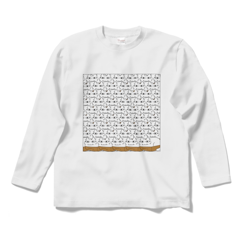 尾ねこ ロングスリーブTシャツ