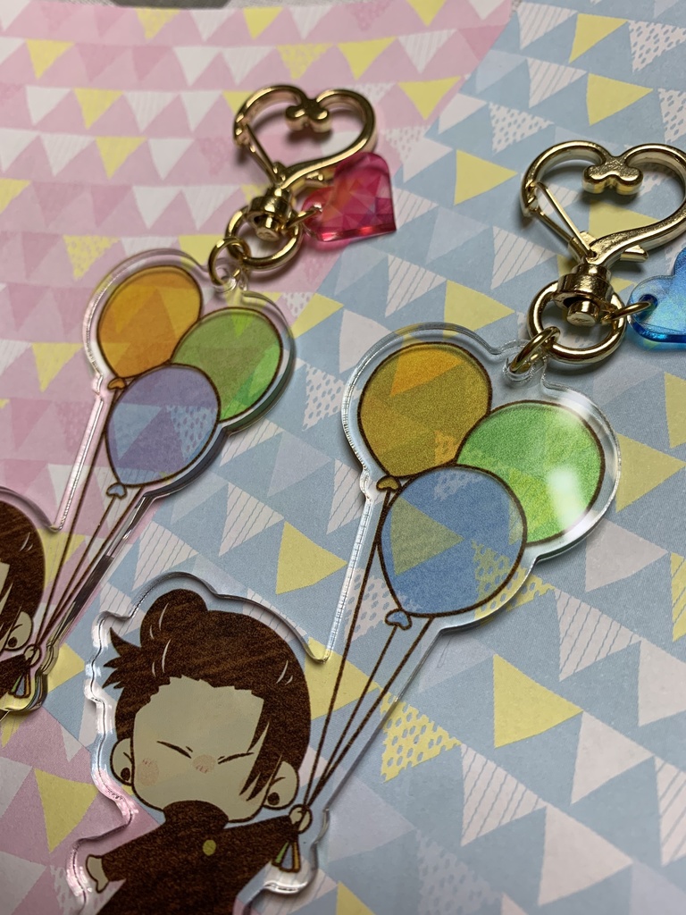 手のひらすぐる 風船アクキー