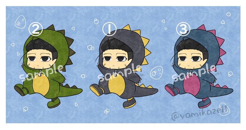 尾形ザウルス アクリルキーホルダー