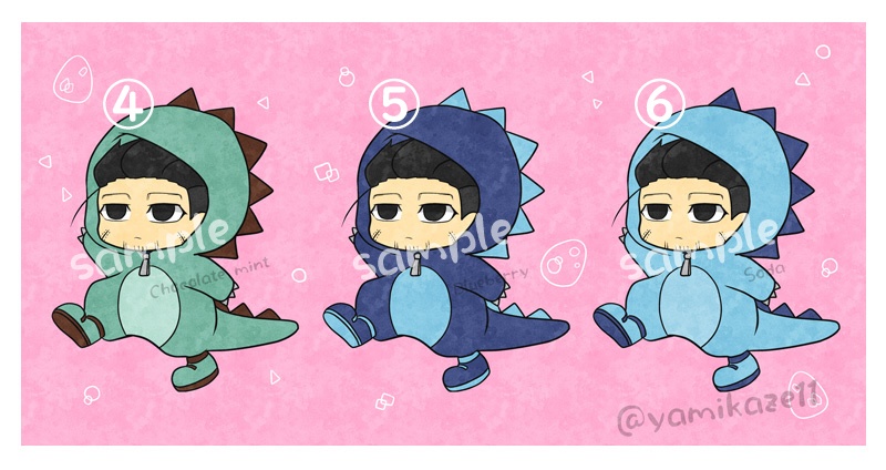 尾形ザウルス アクリルキーホルダー