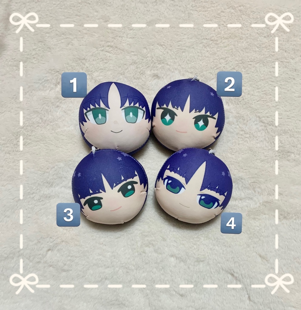 おかおクッションマスコット