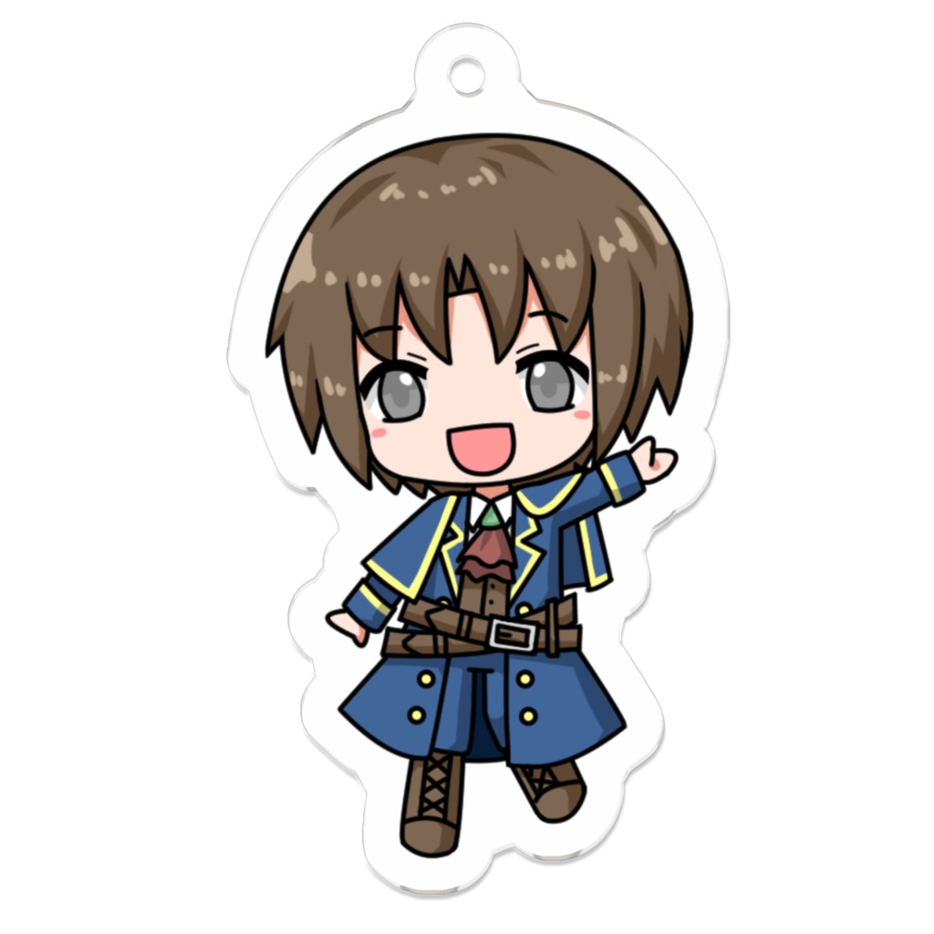 アクリルキーホルダー＠クロム