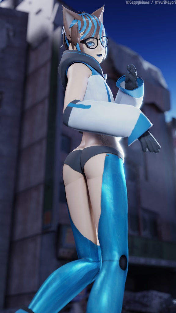 Arnas Atakiyo (CappyAdams'/YuriMayori's Vtuber model) // Blender Port