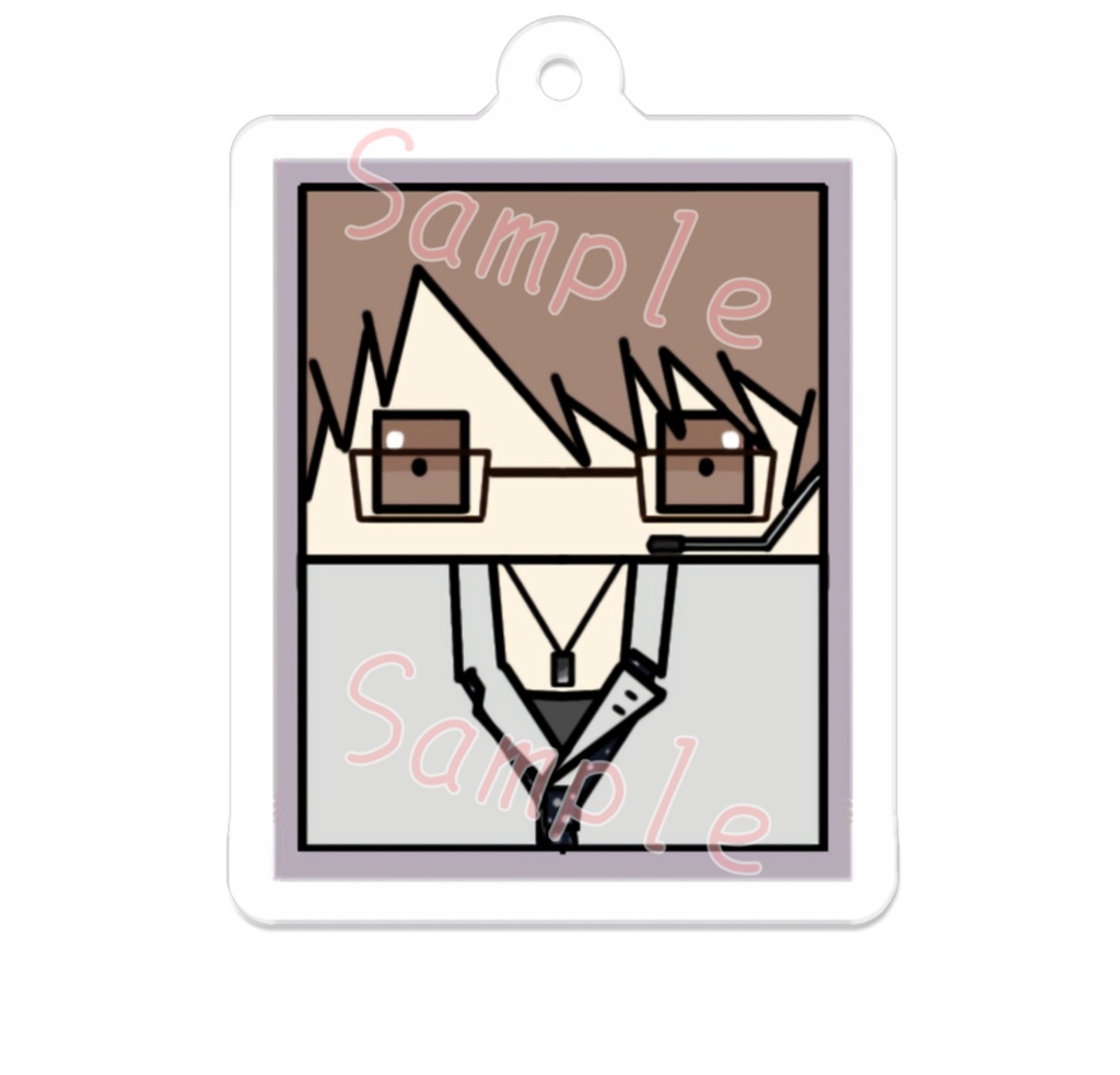 派生アクリルキーホルダー(プライベート風)