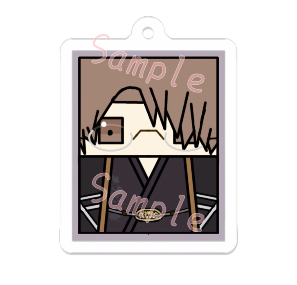 派生アクリルキーホルダー(和服)