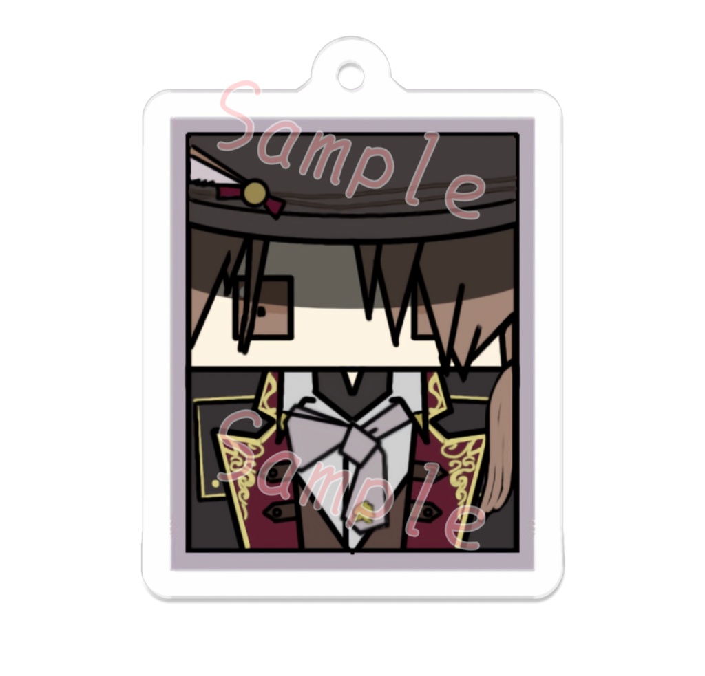 派生アクリルキーホルダー(ゴシック衣装)