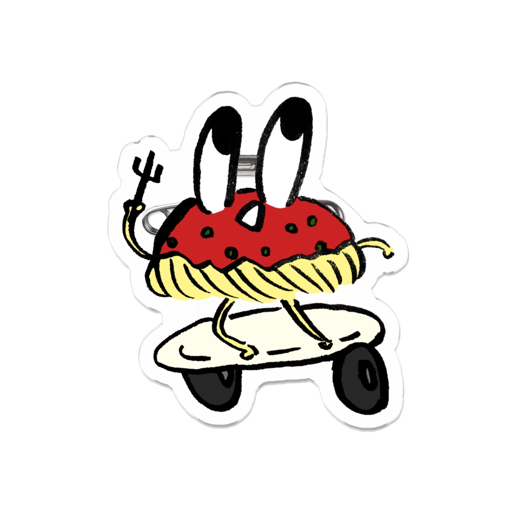 パスタのYu-Rei アクリルバッジ タイプA