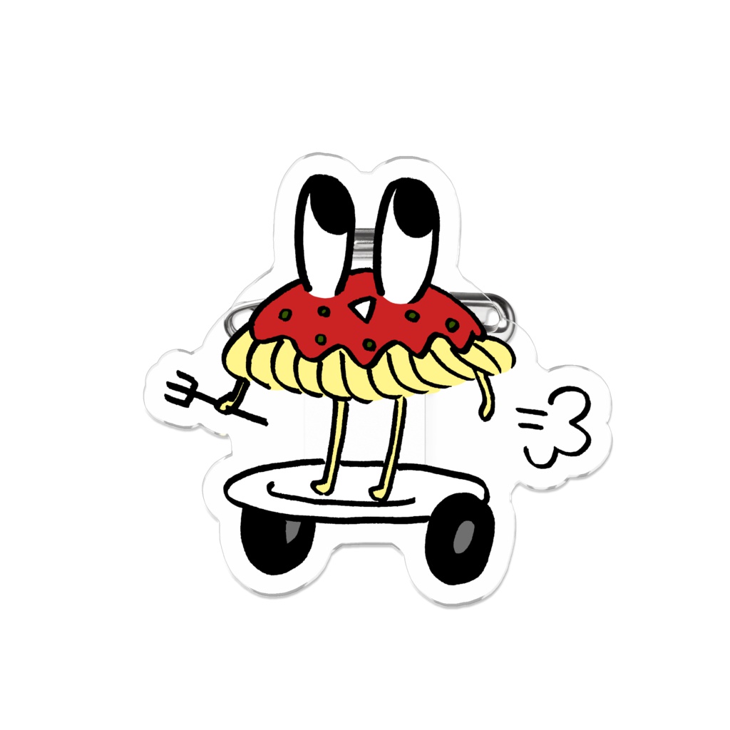 パスタのYu-Rei アクリルバッジ タイプB