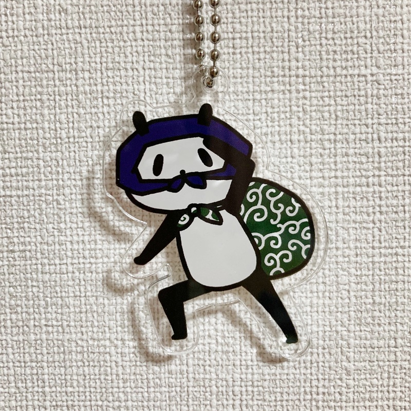 ドロボウパンダ アクリルキーホルダー
