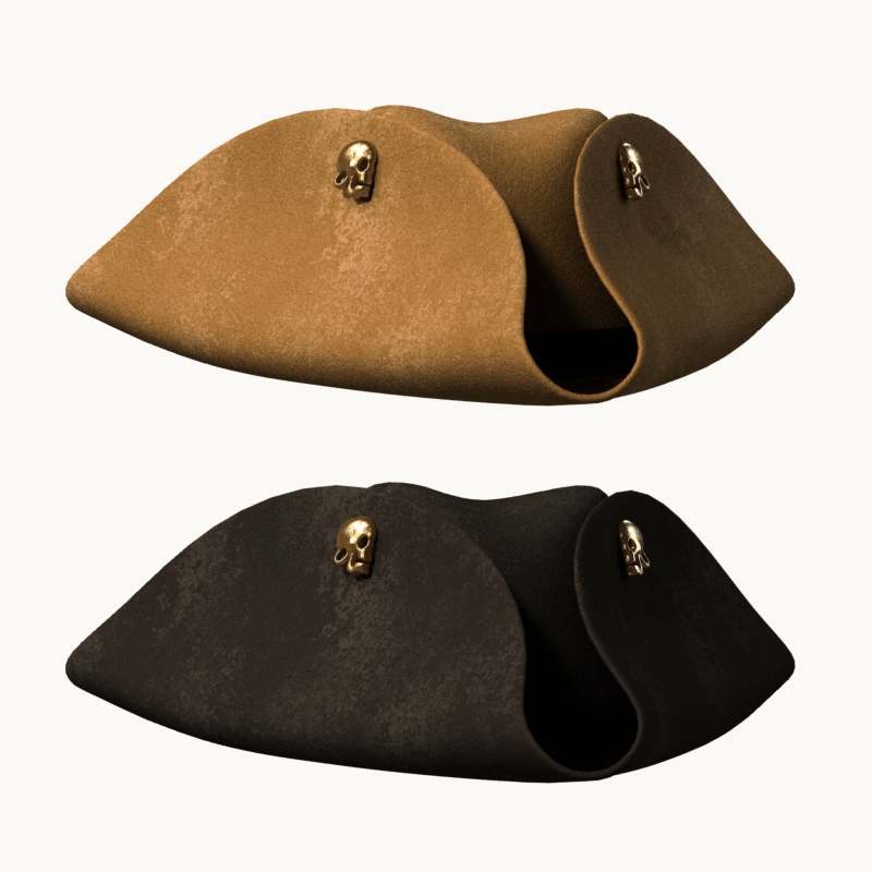 CLO_Hat_001 三角帽子（Tricorne）