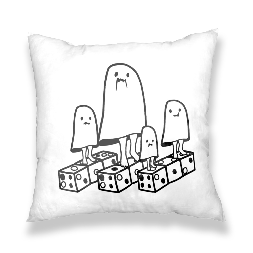 おばけたちクッション