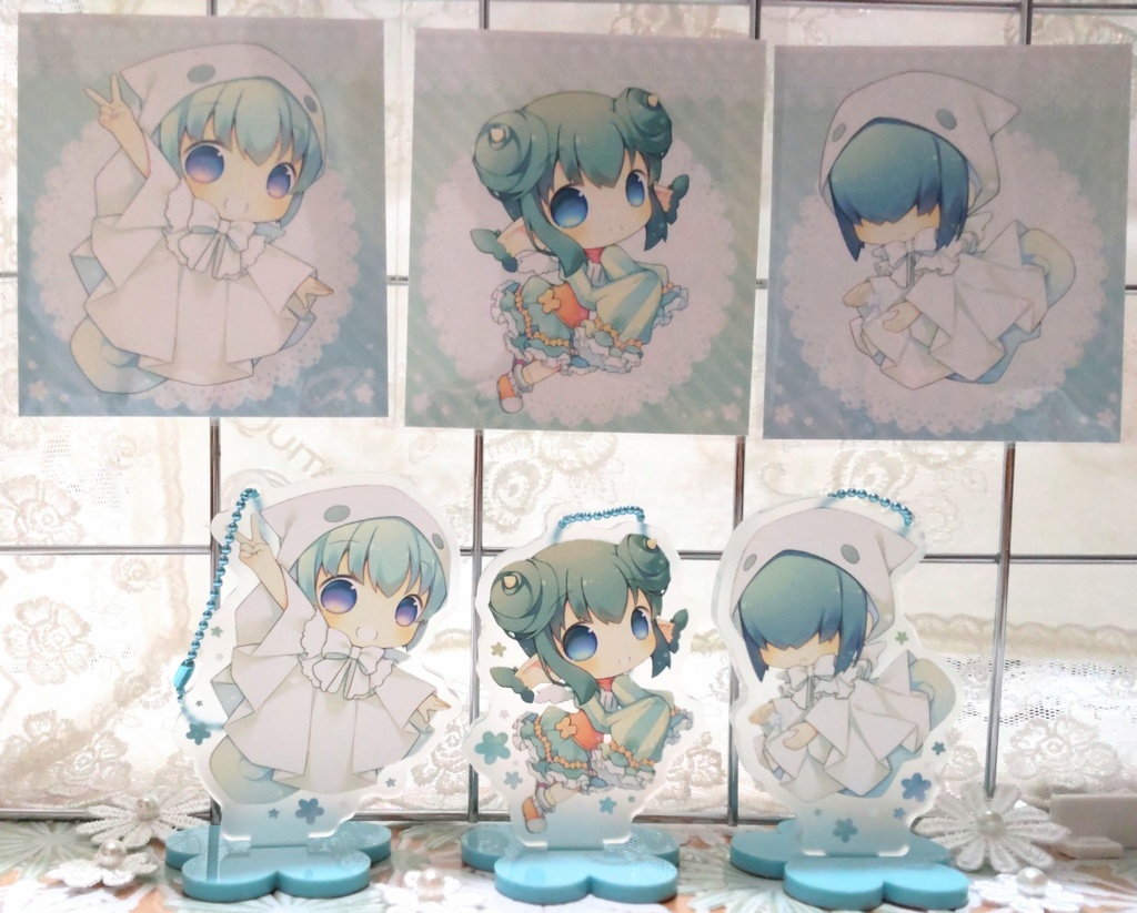 「剣士リデル」「ユウちゃん」「レイくん」アクリルスタンド