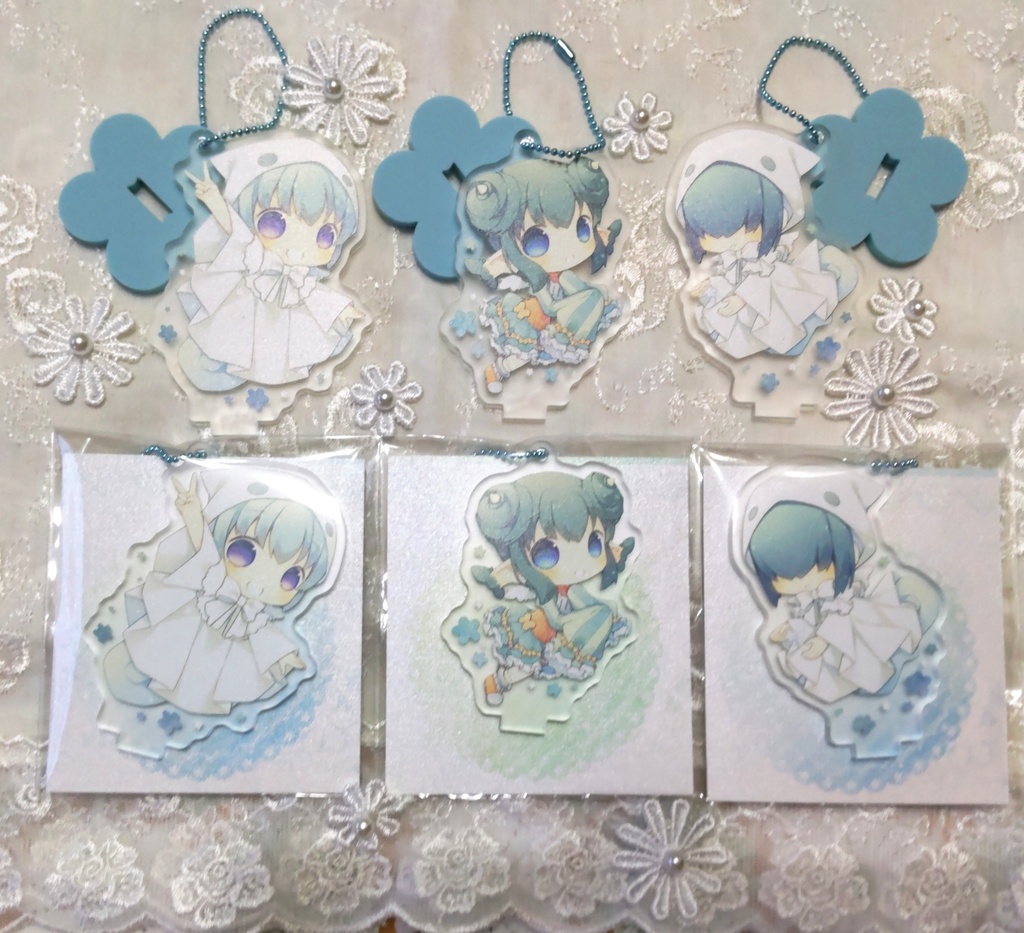 「剣士リデル」「ユウちゃん」「レイくん」アクリルスタンド