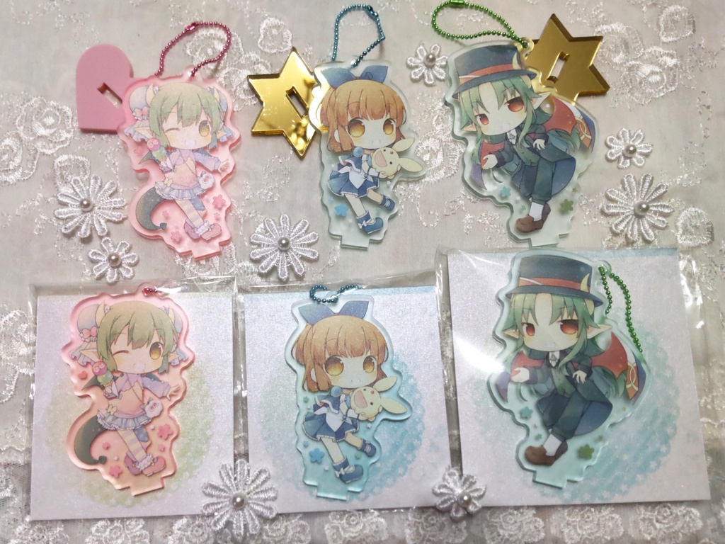 「ドラコ」「アルル」「サタン」アクリルスタンド