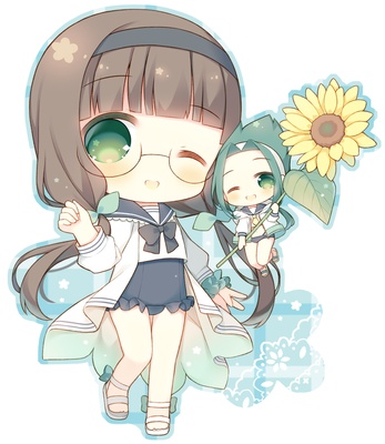 「一衣＆緑子」アクリルキーホルダー