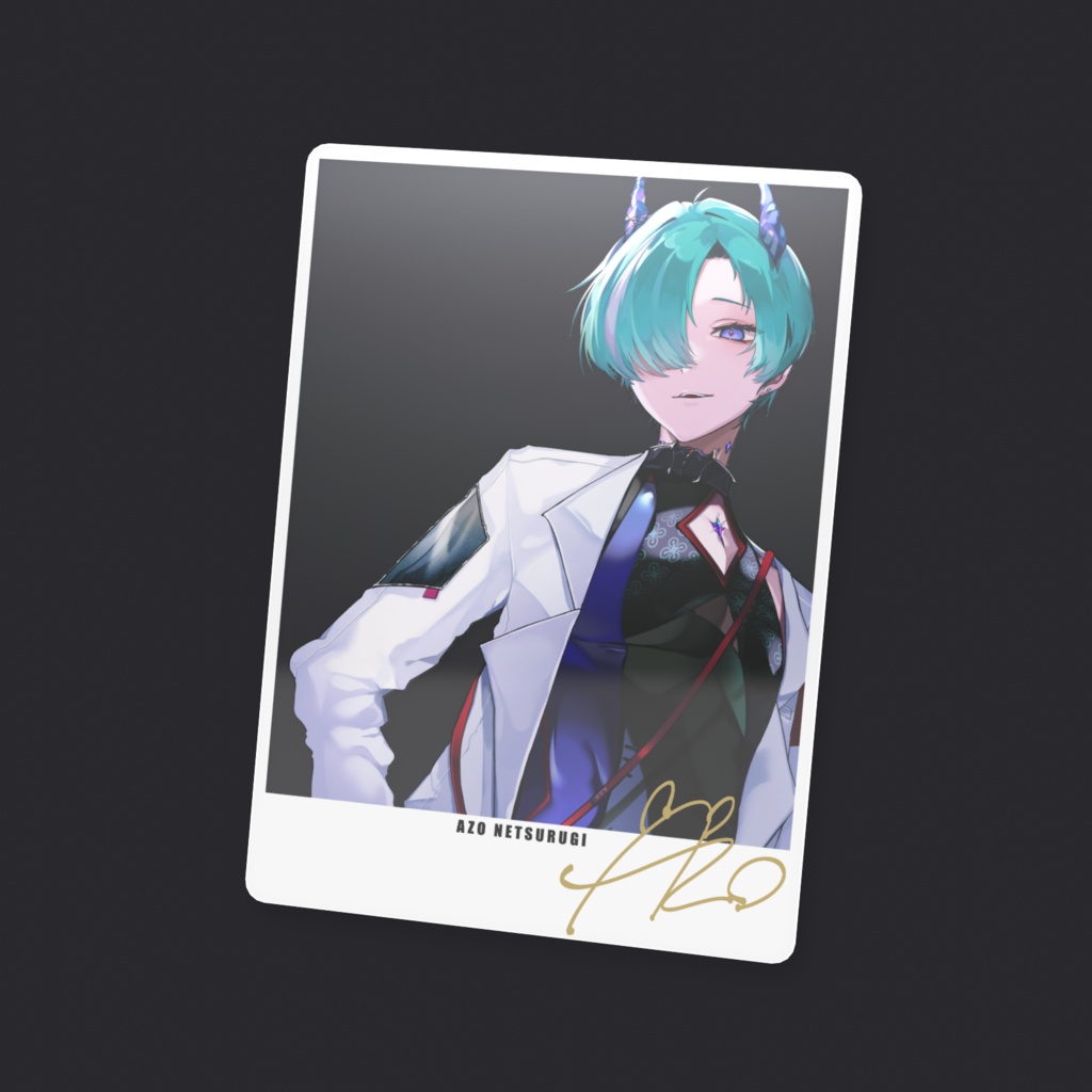 錬剣アゾ チェキ風クリアカード