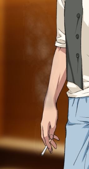 【ココフォリア】タバコと煙エフェクト素材