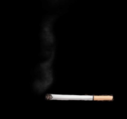 【ココフォリア】タバコと煙エフェクト素材