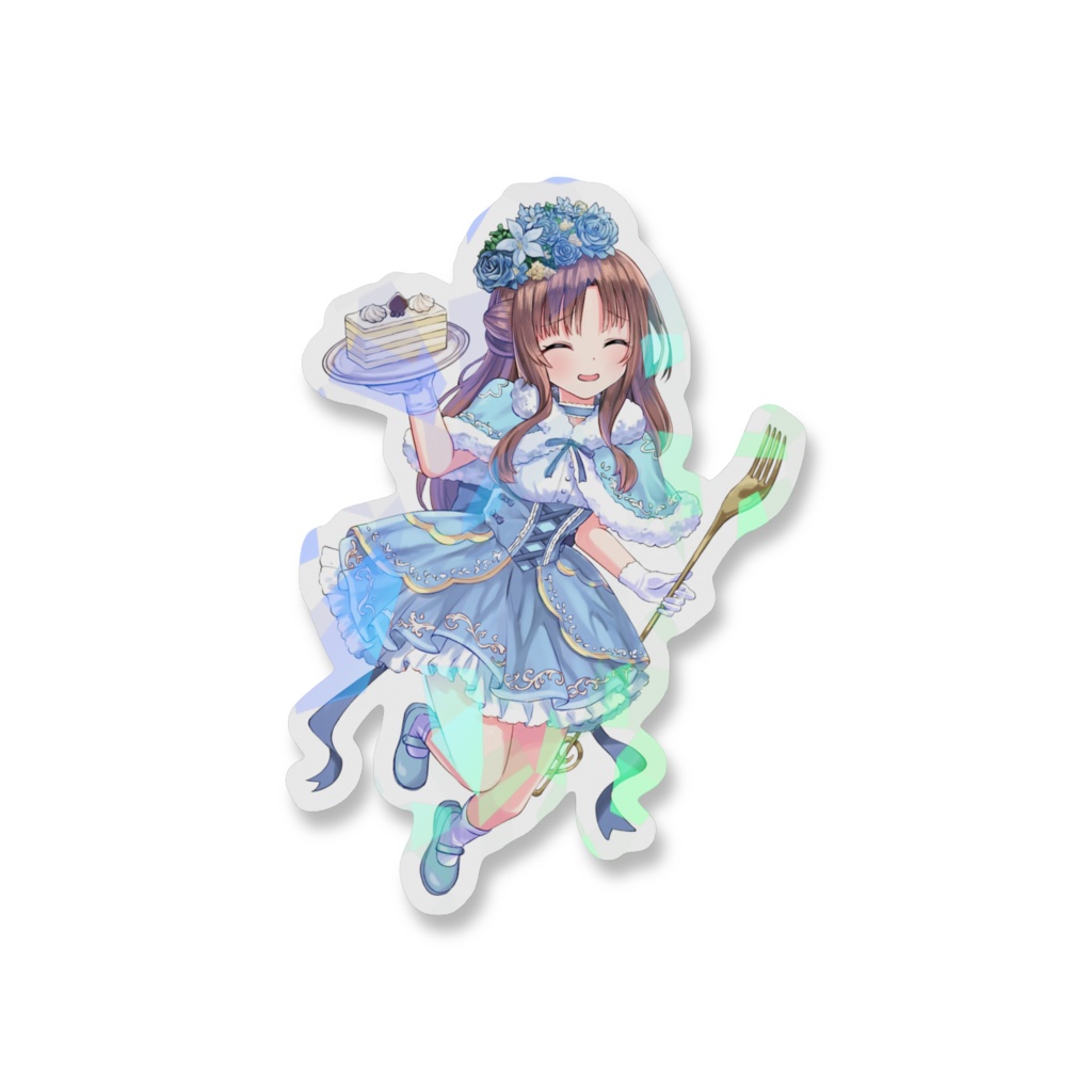 ホログラムスマホステッカー(2026誕生日笑顔)