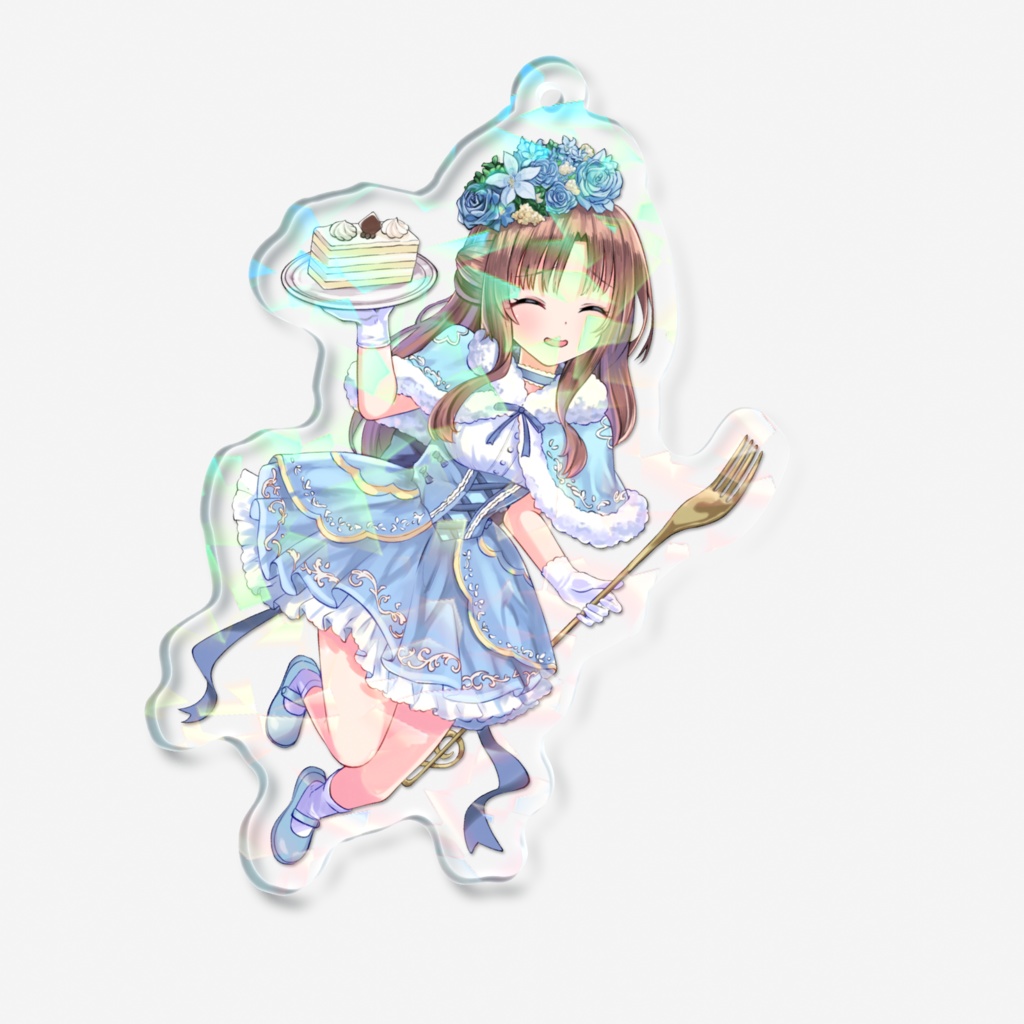 ホログラムアクリルキーホルダー(2026誕生日笑顔)