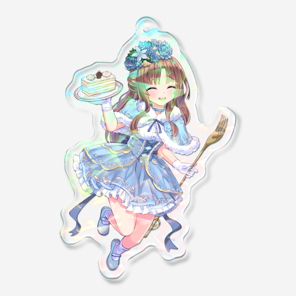 ホログラムアクリルキーホルダー(2026誕生日笑顔)