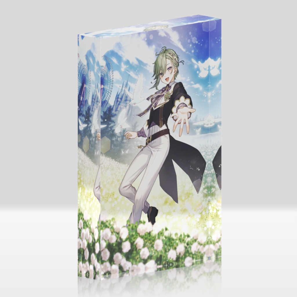 【一周年記念】苗芽なるメインビジュアルアクリルブロック