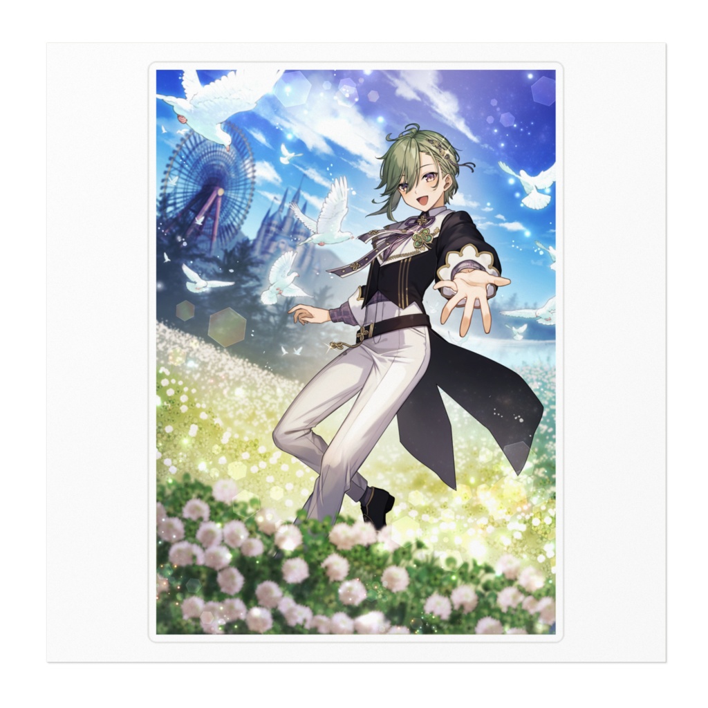 【一周年記念】苗芽なるメインビジュアルステッカー